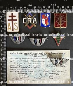 FRANCE INSIGNES FFI MOUVEMENTS. France FFI Movements insignia