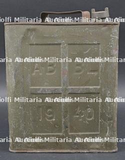 Jerrycan belge 1940. Belgian jerrycan 1940