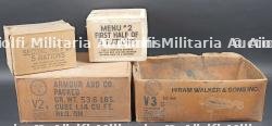 Caisses de ration US. US ration crates