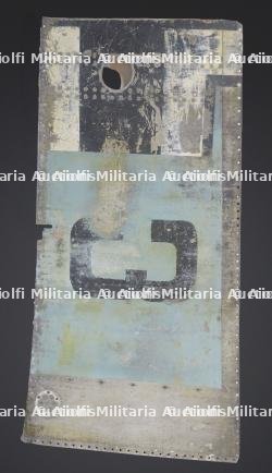 Morceau de carlingue d'un avion LW. Aircraft fuselage fragment, Luftwaffe.