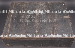 Caisse 15 Stielhandgranaten 24. Case for 15 Model 24 stick hand grenades.