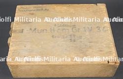 Caisse 3 obus 8 cm Gr.W.34. Crate for three 8 cm Gr.W.34 mortar rounds.