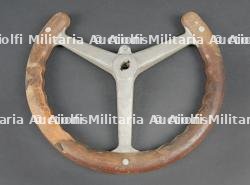 Volant d'avion. Aircraft control wheel.