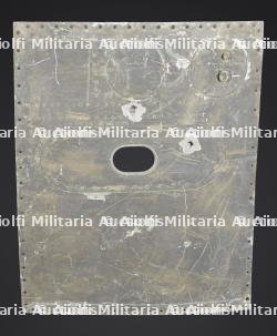 Morceau de carlingue d'avion LW. Aircraft fuselage fragment, Luftwaffe.