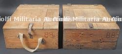 Caisses 1500 cartouches 7,92 mm Patronenkasten.88. Patronenkasten 88 ammunition cases for 1,500 rounds of 7.92 mm.
