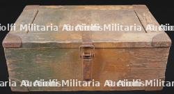 Caisse 2 douilles s.10 cm.K.18 camouflé. Camouflaged crate for two cartridge cases for 10 cm s.K.18