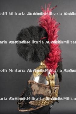 Casque officier de cuirassier 1815 Restauration. Cuirassier officer’s helmet, Restoration period, model 1815