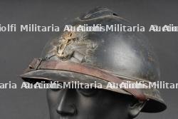 Casque Adrian 1915 artillerie coloniale. Adrian helmet Model 1915, Colonial Artillery.