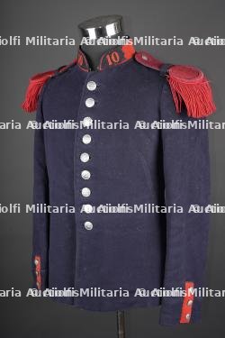Tunique de cuirassier troupe 1900. Trooper’s cuirassier tunic model 1900.