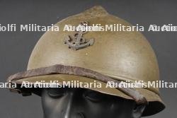 Casque Adrian infanterie coloniale. Adrian helmet, Colonial Infantry.