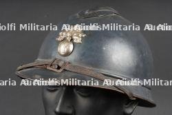 Casque Adrian 1915 Prévôté militaire. Adrian helmet model 1915, Military Provost.