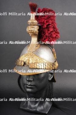 Casque de cuirassier troupe 1872/74. Trooper’s cuirassier helmet model 1872/74.