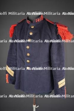Tunique 1897 140ème RI. Model 1897 tunic, 140th Infantry Regiment.