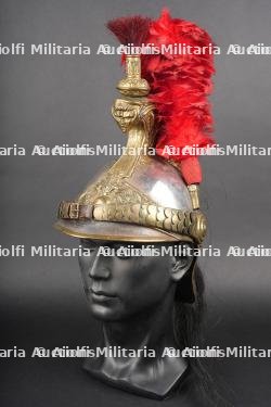 Casque de cuirassier troupe 1872/74. Trooper’s cuirassier helmet model 1872/74.