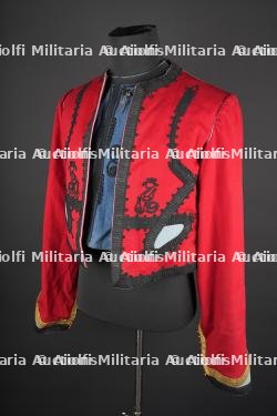 Veste boléro et gilet spahis. Spahi bolero jacket and waistcoat.