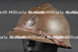 Casque Adrian troupes d'Afrique. Adrian helmet, Army of Africa.