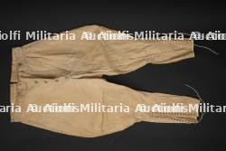 Culotte en toile Troupes coloniales. Colonial troops canvas breeches.