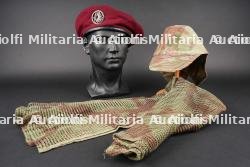 Ensemble de coiffures parachutistes. Set of paratrooper headdress