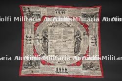 Mouchoir d'instruction militaire N°4. Military instruction handkerchief No. 4