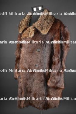 Peau de bique de conducteur ou pilote. Goatskin driver’s or pilot’s coat