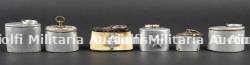 Lot artisanat de tranchées tabatières. Lot of trench-art tobacco boxes