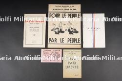 Ensemble de documents sur les Croix de feu. Group of documents relating to the Croix de Feu