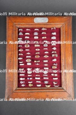 Lot de bagues artisanat de tranchées. Lot of trench-art rings