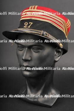 Képi commandant 27ème RI Hermès. Kepi of a commandant, 27th Infantry Regiment, Hermès maker