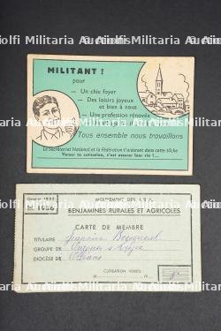 Ensemble de cartes JRA et JAC. Group of JRA and JAC membership cards
