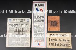 Ensemble de tracts et documents. Collection of leaflets and documents