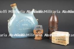 Lot d'objets patriotiques français et tabac. Lot of French patriotic items and tobacco