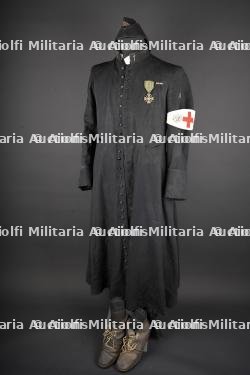 Evocation mannequin aumônier première guerre. WWI chaplain mannequin display (evocation)