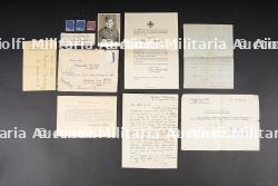 Correspondance entre un Soldat Allemand et une Française. Correspondence between a German soldier and a French woman