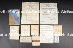 Ensemble de documents d'un infirmier Marin durant la bataille de Dunkerque. Collection of documents of a naval medical orderly during the Battle of Dunkirk