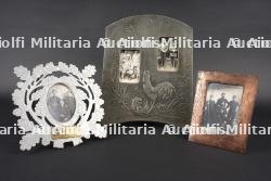 Lot artisanat de tranchées cadres. Lot of officers’ trench art