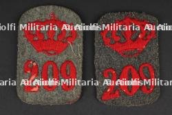 Italie insignes de képi. Italy kepi insignia