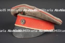 Casquette d'officier d'infanterie prussien. Prussian infantry officer’s visor cap