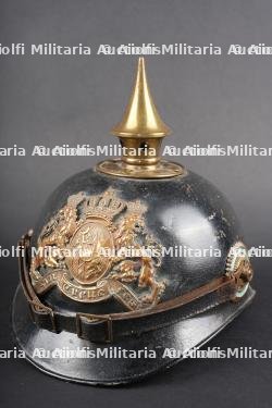 Casque à pointe ersatz tôle Bing bavarois. Bavarian Bing sheet-metal ersatz pickelhaube