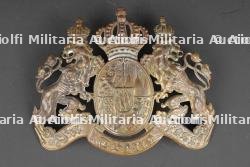 Plaque de casque à pointe ersatz bavarois. Bavarian ersatz pickelhaube plate