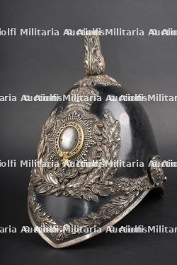 Casque britannique M1871 du Queens Own Royal Yeomanry. British M1871 helmet of the Queen’s Own Royal Yeomanry