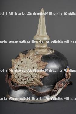 Casque à pointe M1915 troupe du Mecklenburg-Schwerin. Mecklenburg-Schwerin enlisted M1915 pickelhaube