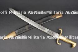 Glaive d'artilleur prussien M1864 régimenté. Regimented Prussian artillery short sword M1864