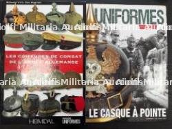 Ouvrages sur les casques à pointe. Books on pickelhaube helmets