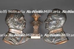 Paire de profils allemand. Pair of German silhouette portraits