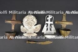 Lot d'artisanat de tranchée anglais ww1. WWI British trench art lot