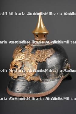 Casque à pointe M1895 du JR114 Badois. Pickelhaube M1895 of Baden Infantry Regiment JR114