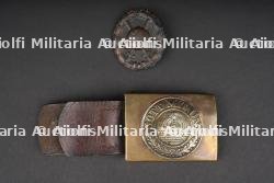 Boucle de ceinturon prussienne et insigne de blessés. Prussian belt buckle and wound badge