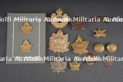 Insignes canadiens ww1. WWI Canadian insignia.