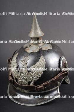 Casque à pointe M1915 troupe de Chasseur à Cheval prussien. Prussian mounted rifleman enlisted M1915 pickelhaube