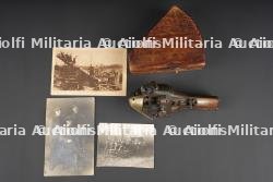 Lot d'artillerie allemande impériale. Lot of Imperial German artillery items
